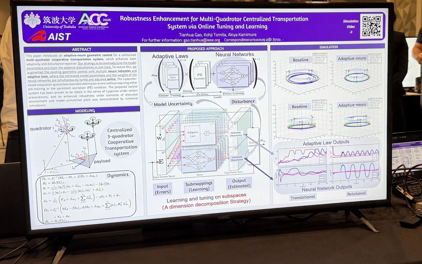 American Control Conference (ACC) 2025 conference presentation